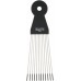Long Fan Shaped Metal Afro Pik